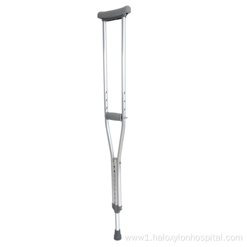 Folding lightweight stainless disabled under arm crutches